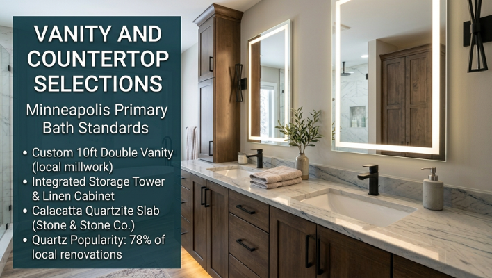 Master Bathroom Remodel Cost in Minneapolis